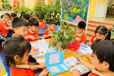 Trường MN Xuân Bắc, xã Xuân Hưng hưởng ứng ngày thơ Việt Nam