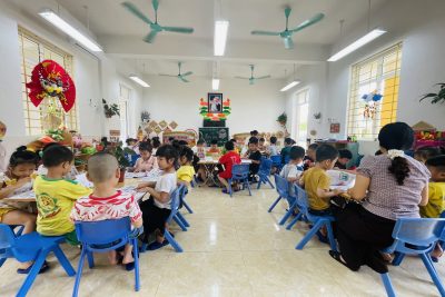 TRƯỜNG MN XUÂN BẮC – XÃ XUÂN HƯNG HƯỞNG ỨNG NGÀY SÁCH VÀ VĂN HÓA ĐỌC VIỆT NAM
