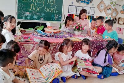 TRƯỜNG MN XUÂN BẮC – XÃ XUÂN HƯNG HƯỞNG ỨNG NGÀY SÁCH VÀ VĂN HÓA ĐỌC VIỆT NAM